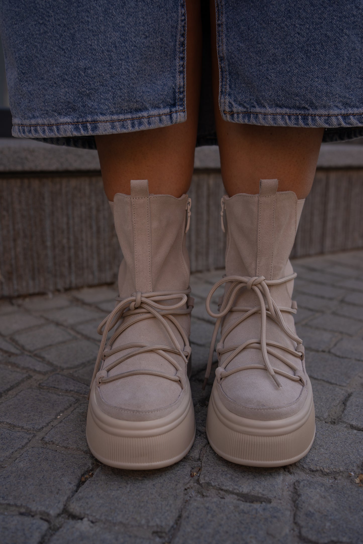 Custom-Made Women's Chelsea Boots in Ugg Style