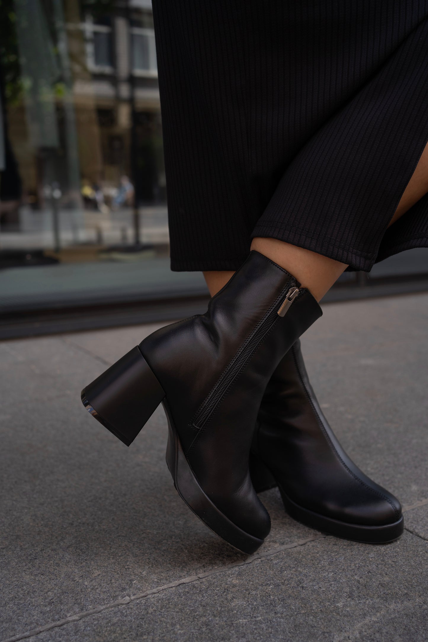 Custom Women's Boots on a Platform