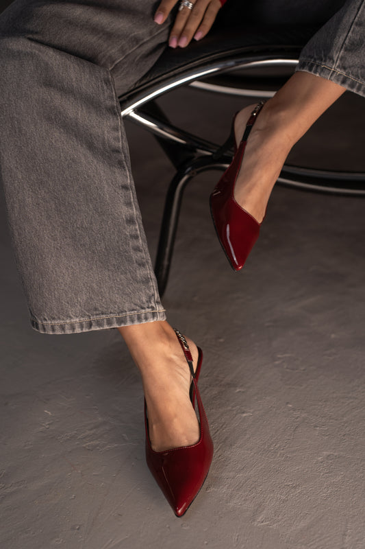 Лаковані слінгбеки (Deep Wine)